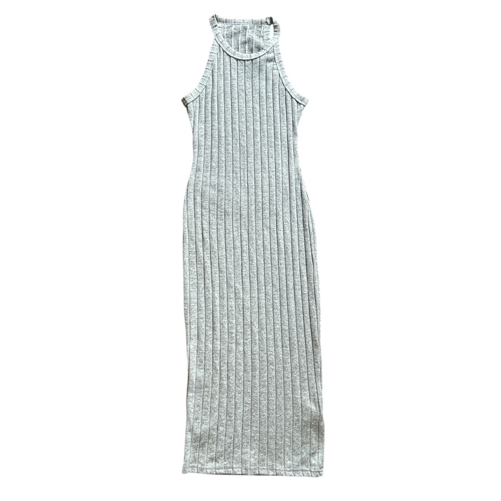 Gray Fitted Dress Small
